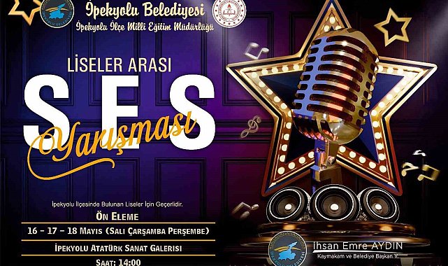 İpekyolu'nda 'Liseler Arası Ses Yarışması' başlıyor