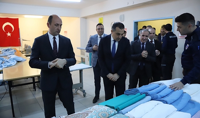 Kars T Tipi Kapalı Ceza İnfaz Kurumunda tekstil atölyesi açıldı