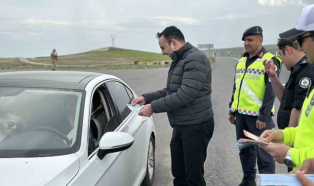 Kaymakam Karakaş, ekiplerle birlikte uygulama yaptı
