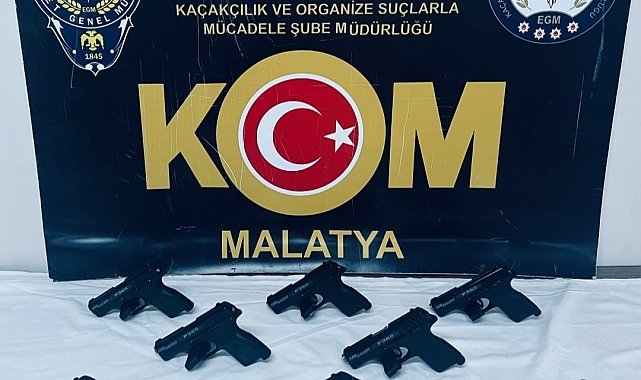 Malatya'da silah kaçakçılığı operasyonu: 1 gözaltı