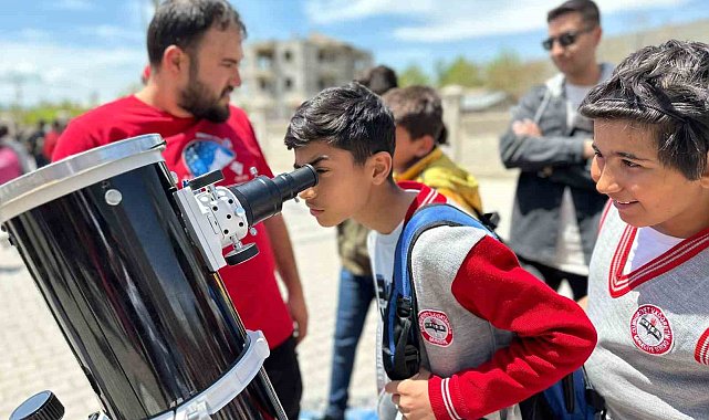 Muradiye'de öğrenciler için uzay gözlemi etkinliği