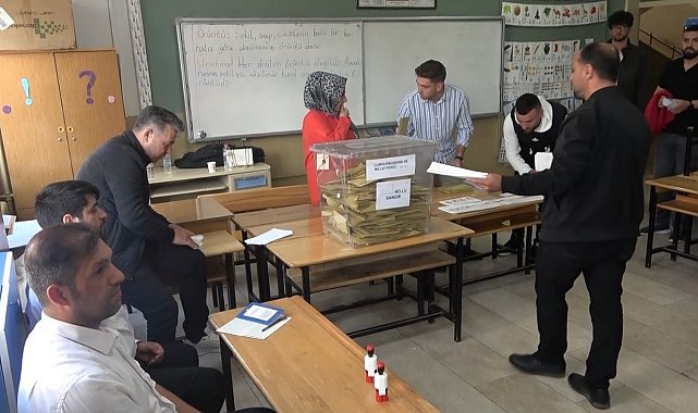 Muş'ta oy verme işlemi sona erdi, 242 bin 486 seçmen oy kullandı