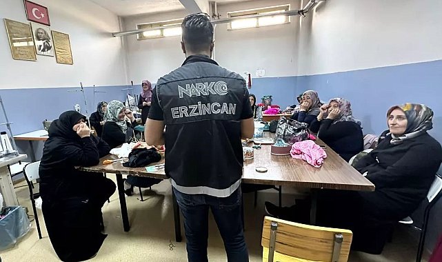 Narkotik polislerinden annelere uyuşturucuyla mücadele eğitimi