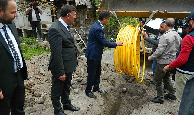 Posof'ta doğalgaz sevinci