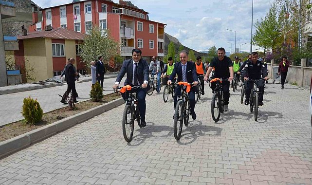 Sağlık için pedal çevirdiler