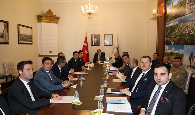 Seçim tedbirleri toplantısı yapıldı