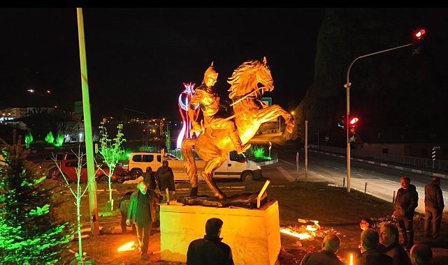 Tortum'a Sultan Alparslan anıtı