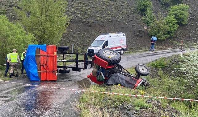 Traktörün altında kalan sürücü hayatını kaybetti