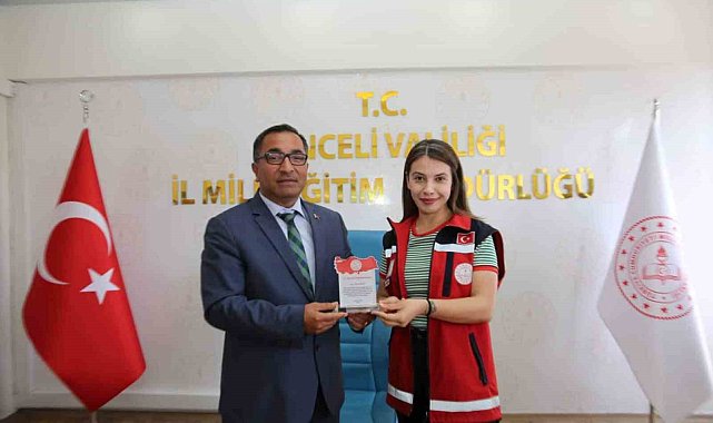 Tunceli MEB AKUB ekibi ödüllendirildi