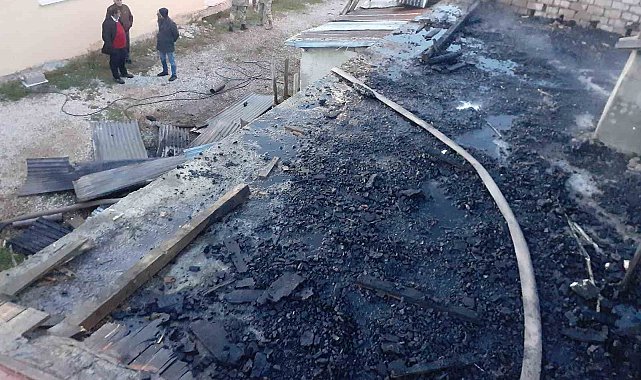 Tunceli'de korkutan yangın