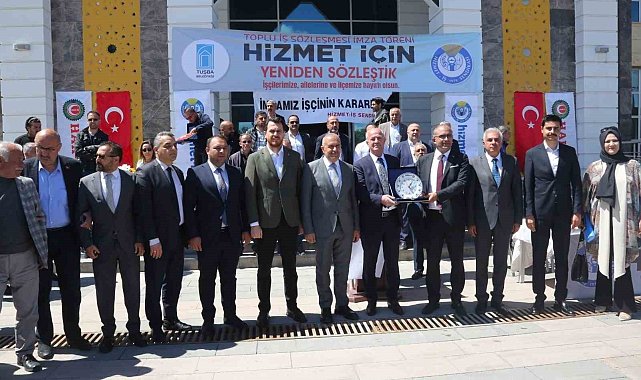 Tuşba Belediyesinde 'Toplu İş Sözleşmesi' sevinci