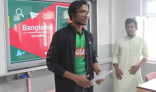 Uluslararası öğrenciler tanıttılar