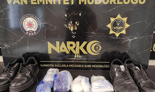 Van'da 2 kilo 115 gram metamfetamin ele geçirildi
