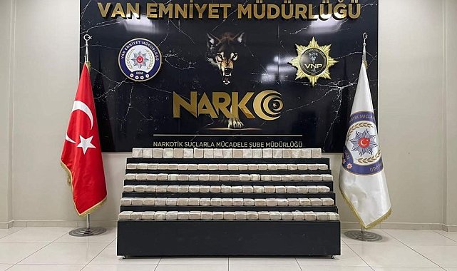 Van'da 60 kilogram eroin ele geçirildi