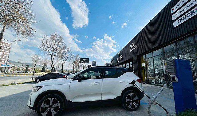 Van'da elektrikli arabalar için hızlı şarj istasyonu kuruldu