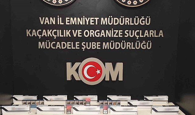 Van'da gümrük kaçağı malzemeler ele geçirildi