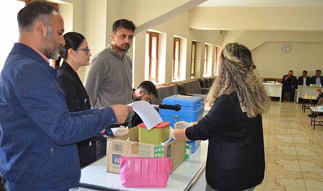 Varto'da hacı adaylarını bilgilendirme ve aşı çalışması yapıldı