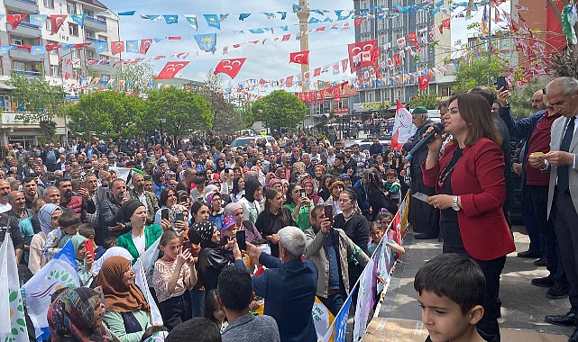 Yeşil Sol Parti  Kağızman'da miting düzenledi