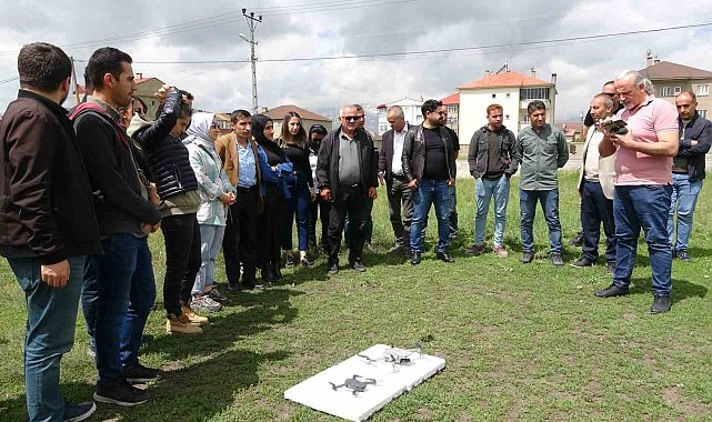 Yüksekova'da zirai mücadelede dron dönemi