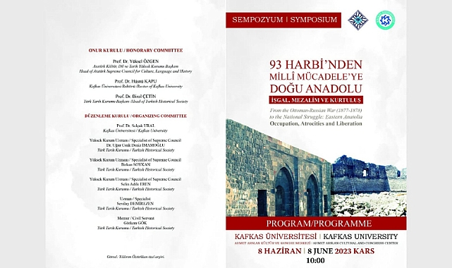 "93 Harbi'nden Millî Mücadele'ye Doğu Anadolu" Kars'ta konuşulacak