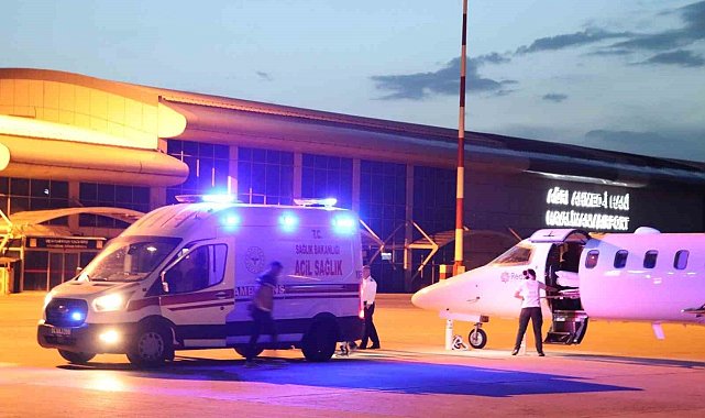 Ağrı'da başından vurulan genç ambulans uçakla Ankara'ya gönderildi