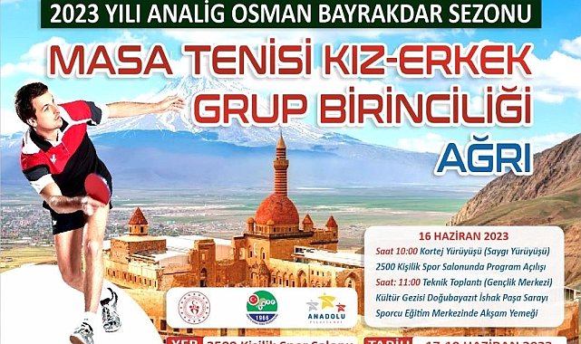 ANALİG Grup Müsabakaları Ağrı'da yapılacak
