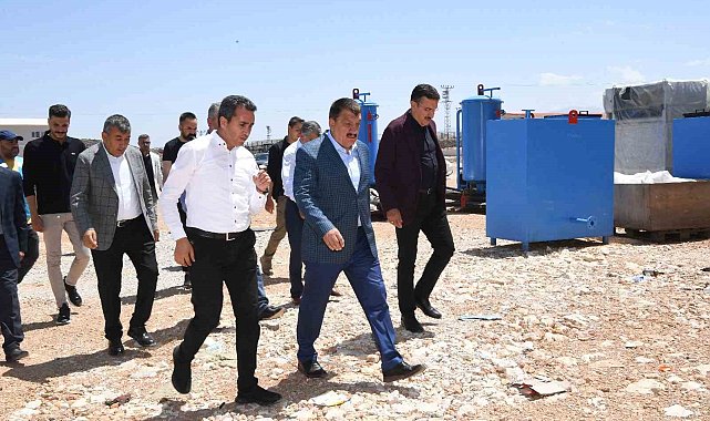 Başkan Gürkan'dan Asfalt Plenti Tesisinde inceleme