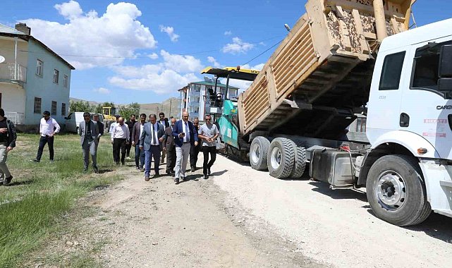 Başkan Vekili Aydın asfalt çalışmalarını inceledi