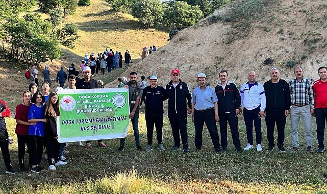 Bingöl'de doğa yürüyüşü etkinliği