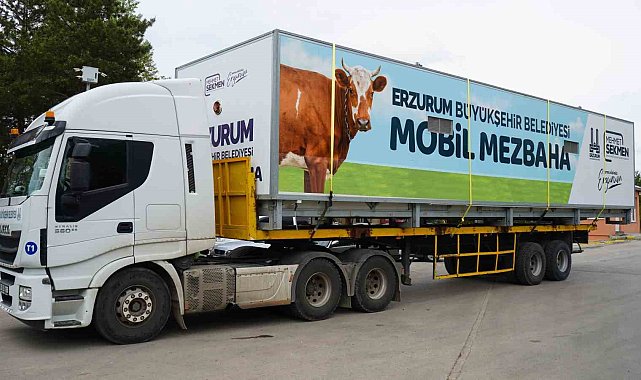 Büyükşehir'den kardeş şehir Adıyaman'a mobil mezbaha