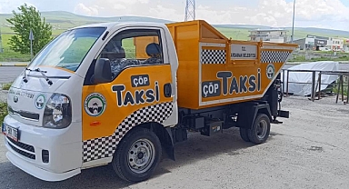 Çöp taksi hizmete başladı