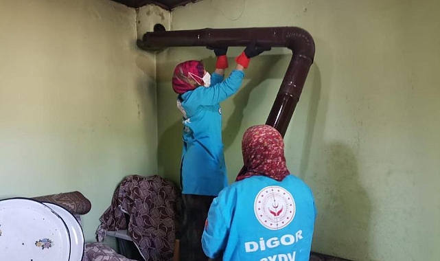 Digor'da vatandaşlara evde bakım hizmeti veriliyor