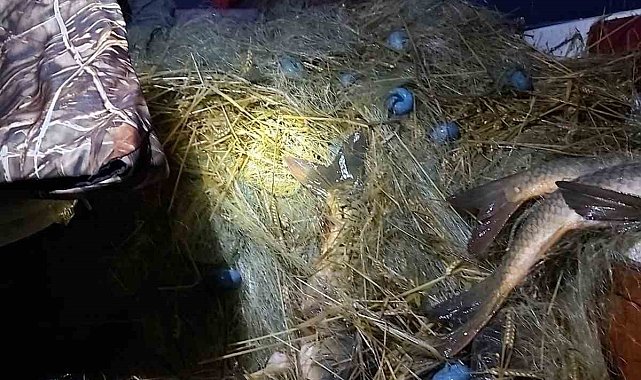 Elazığ'da kaçak avcılık denetimi: 4 bin metre ağ ele geçirildi