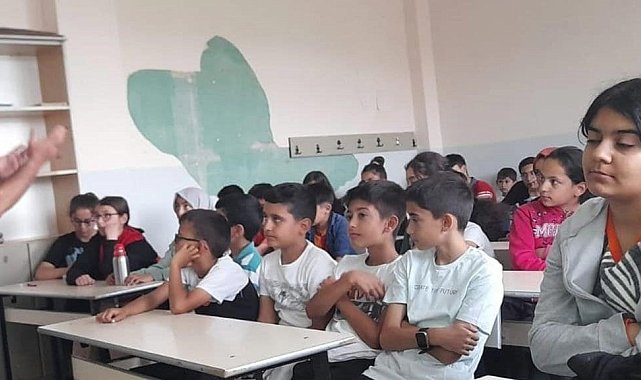 Elazığ'da öğrencilere tabiat eğitimi verildi