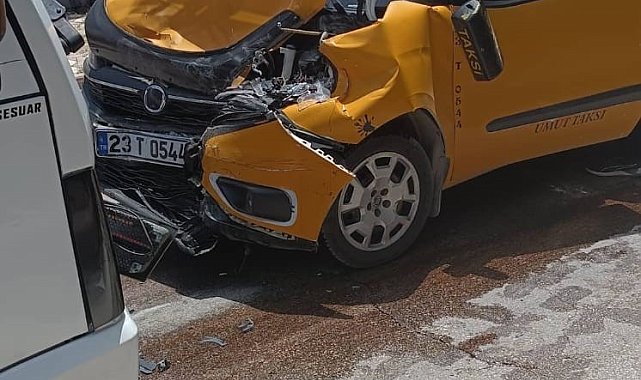 Elazığ'da trafik kazası: 1 yaralı