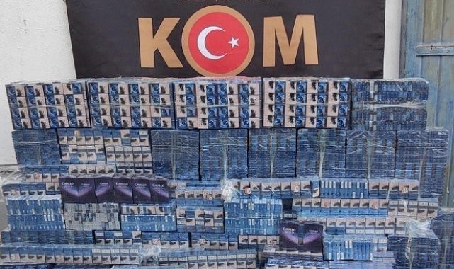 Erzincan'da 7 bin 900 paket kaçak sigara ele geçirildi