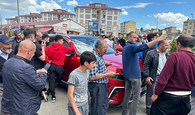 Erzurum'un ilk Togg'una büyük ilgi