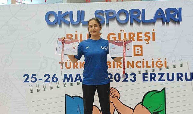 Evindar Demirbağ'dan bilek güreşinde iki madalya