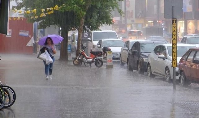 Gök gürültülü sağanak yağış uyarısı