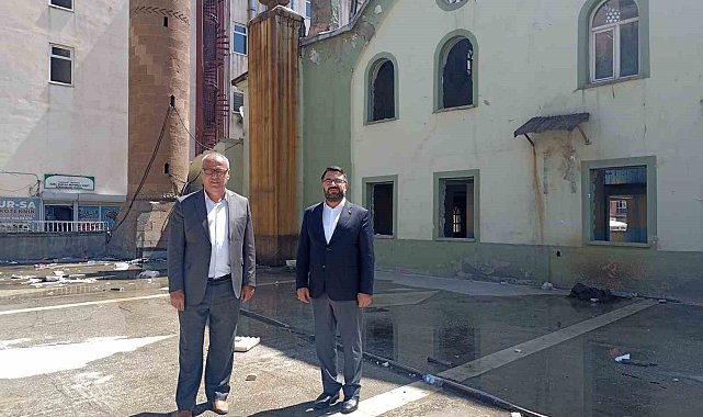 Hacı Sait Camii'nin yıkım çalışmalarına başlandı