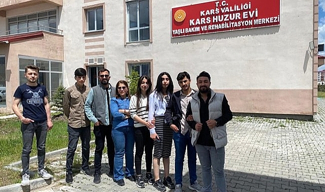 Kars huzurevinde yaşlılara özel bakım