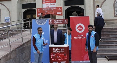 Kars'ta Vekaletle Kurban Organizasyonu tanıtılmaya devam ediyor