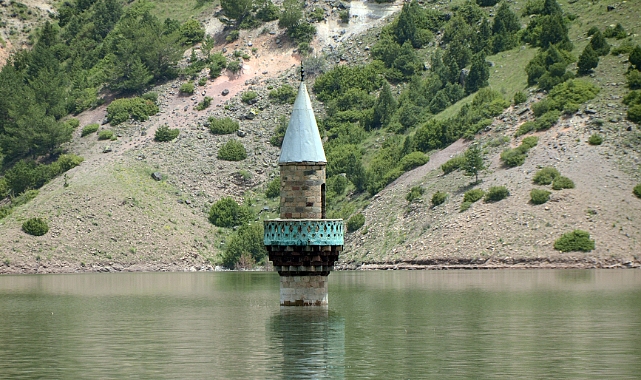 Sarıkamış'taki Karakurt HES Barajı'nda su seviyesi yükseldi