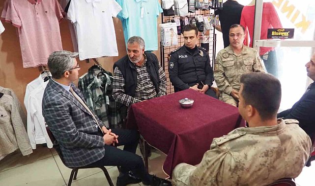 Kaymakam Çalışır'dan esnaf ziyareti