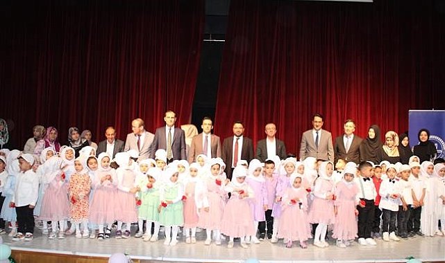 Kur'an kursu öğrencileri için mezuniyet töreni düzenlendi