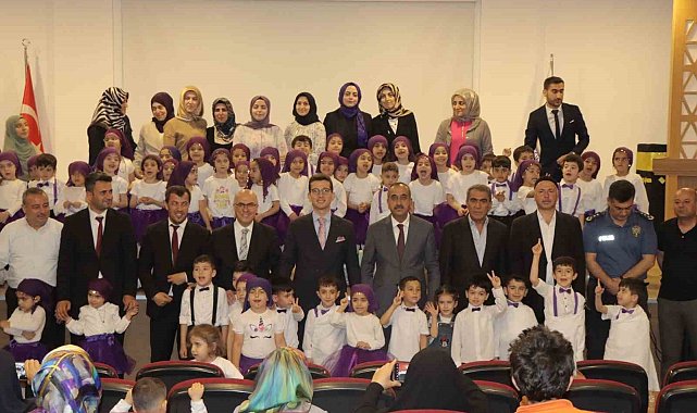 Kur'an kursu öğrencileri için mezuniyet töreni düzenlendi