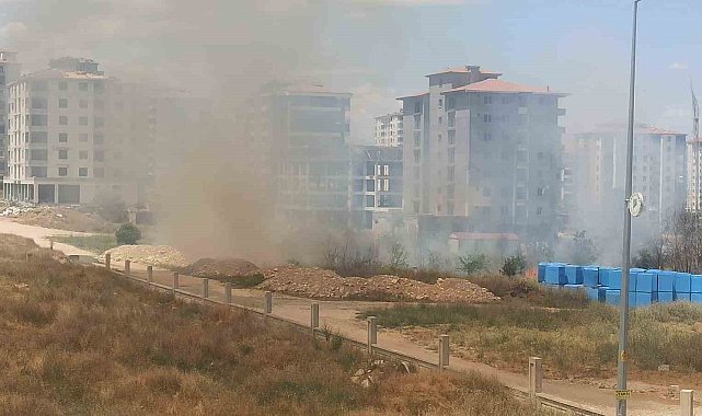 Malatya'da çıkan anız yangını söndürüldü
