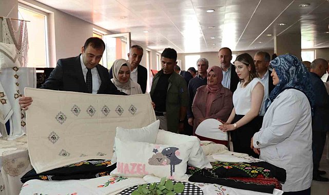 Oltu Halk Eğitim Merkezinden 'Üreten hünerli eller" sergisi