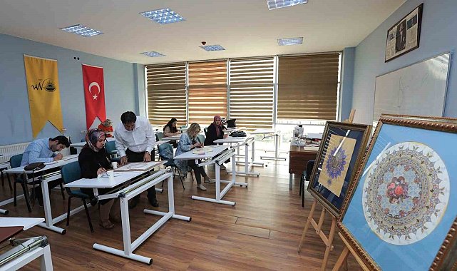 Van Büyükşehir Belediyesi tezhip sanatı kursu açtı