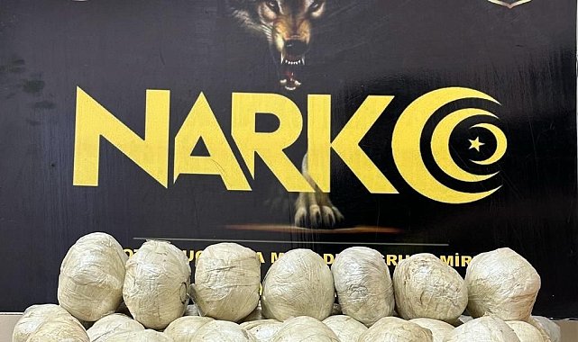 Van'da 19 kilo 348 gram esrar ele geçirildi